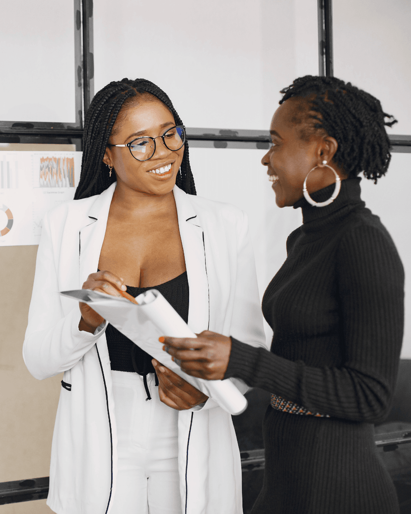women talking