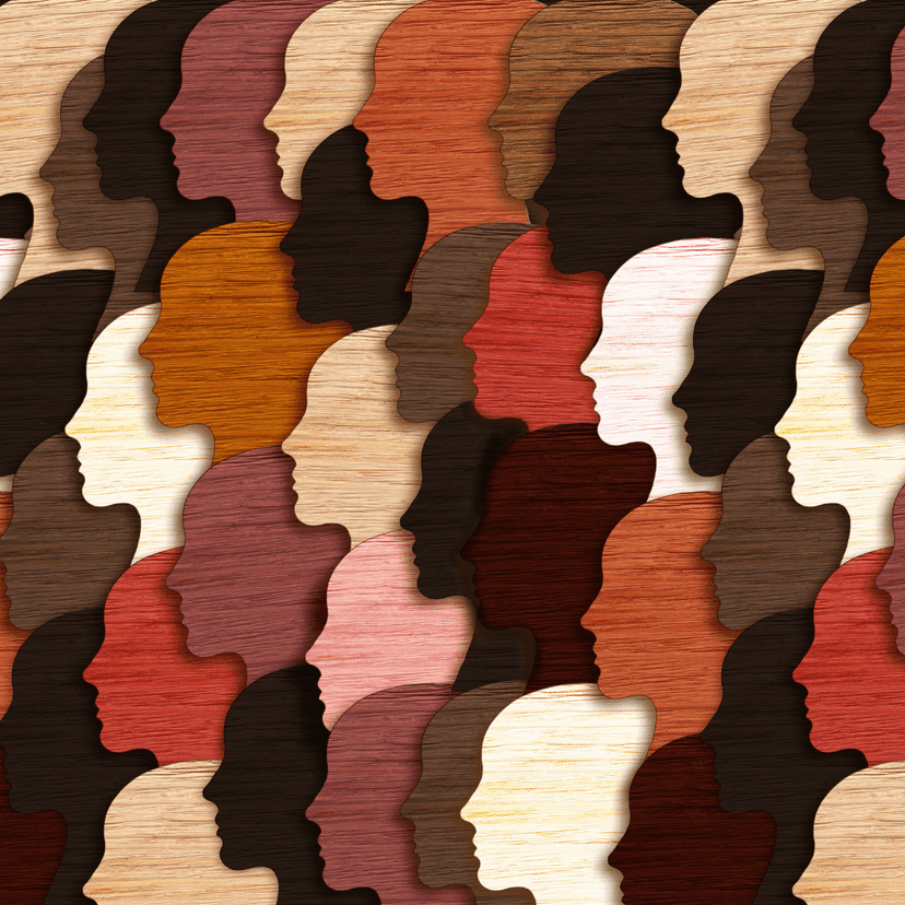 face of color